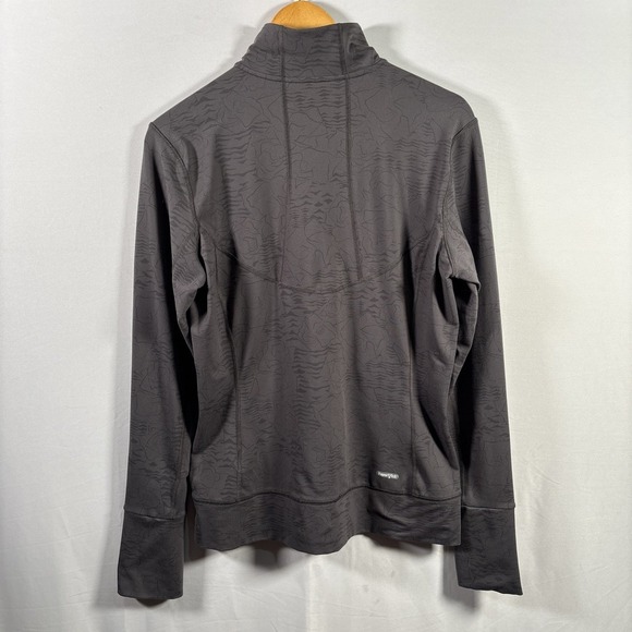 North Face Floral Vapor Wick Zip Up Sweater Jacket Womens M Stretchy Athleisure - Picture 2 of 8